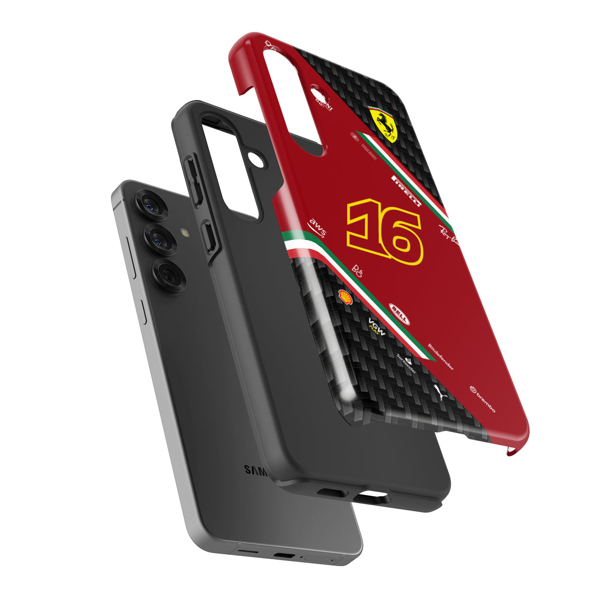 F1 Charles Leclerc Phone Case –  CL16 Edition for Samsung
