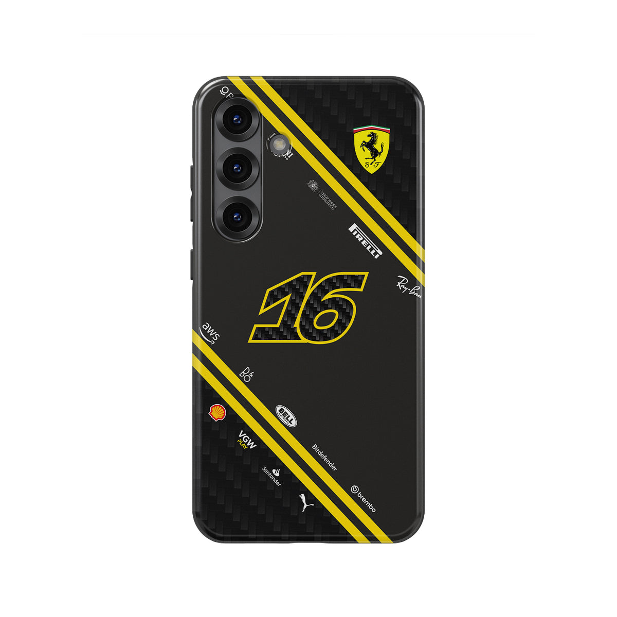 Charles Leclerc F1 Racing Inspired Phone Case – For Samsung