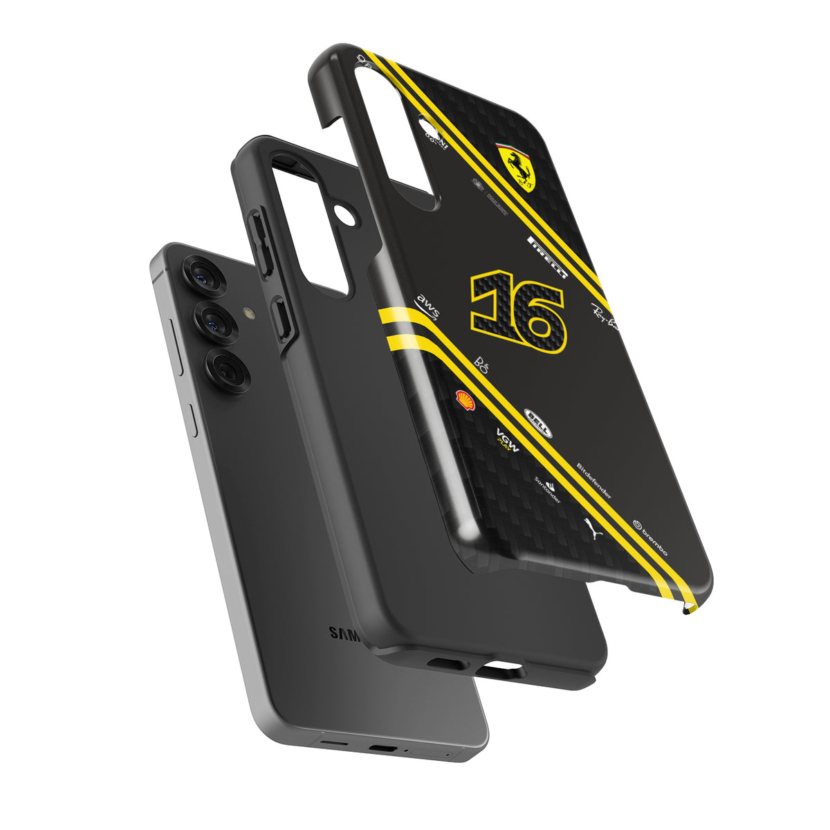 Charles Leclerc F1 Racing Inspired Phone Case – For Samsung