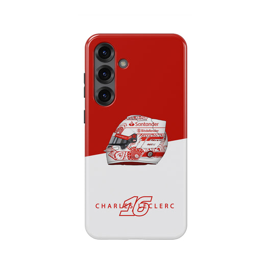Charles Leclerc Mexico 2024 F1 "Día De Los Muertos" Helmet Phone Case - Samsung Models