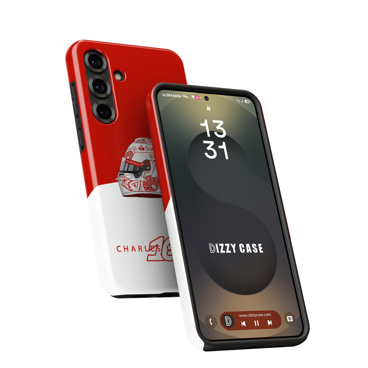 Charles Leclerc Mexico 2024 F1 "Día De Los Muertos" Helmet Phone Case - Samsung Models