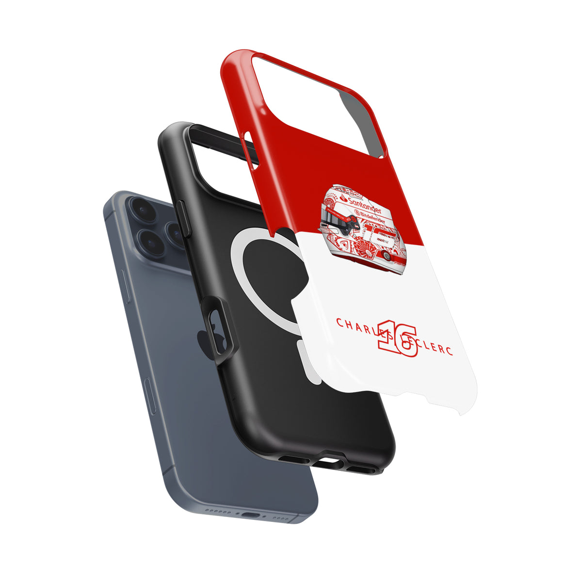 Charles Leclerc Mexico 2024 F1 "Día De Los Muertos" Helmet Case - Google Pixel, OnePlus, Huawei, Xiaomi Models