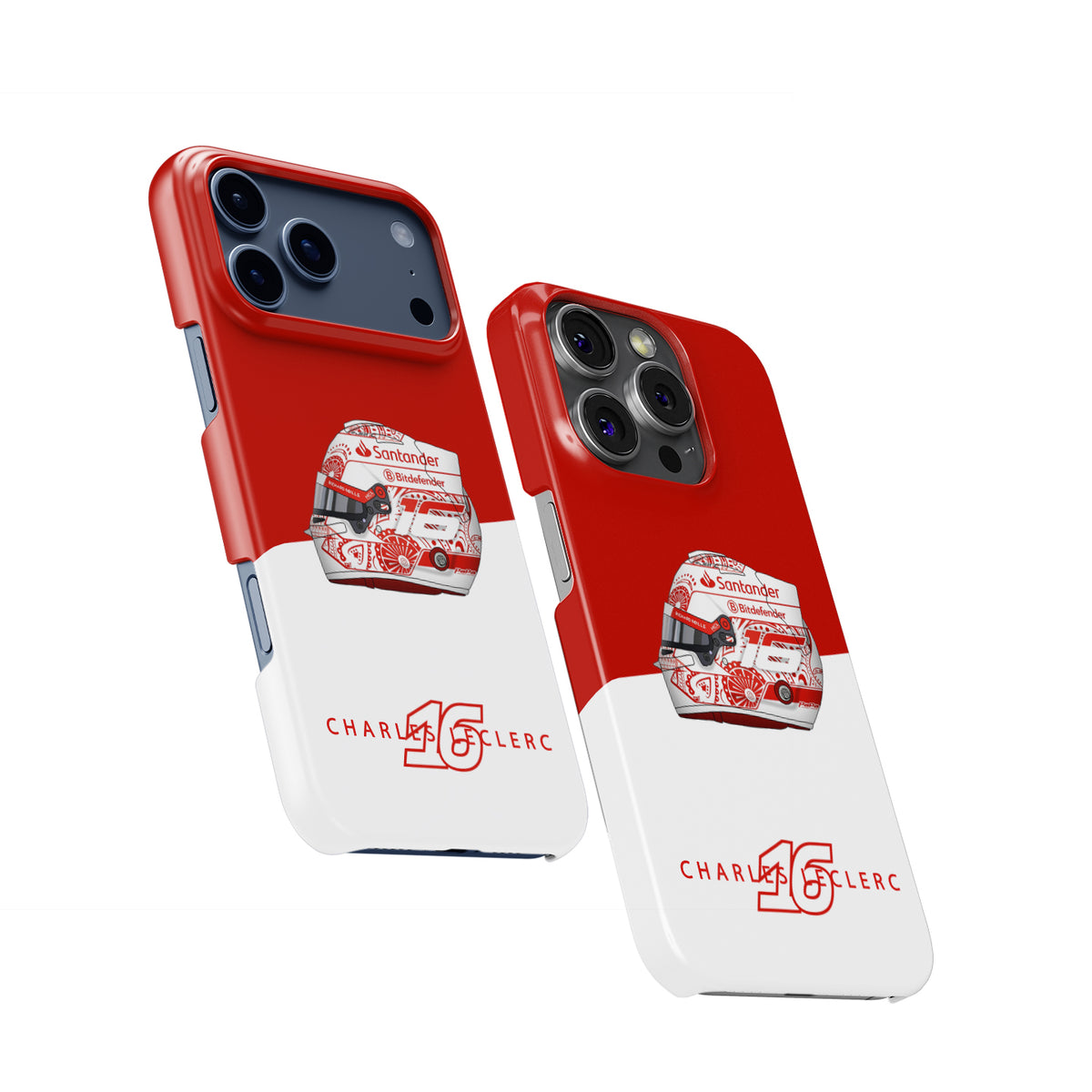 Charles Leclerc Mexico 2024 F1 "Día De Los Muertos" Helmet Formula 1 racing iPhone case view 2