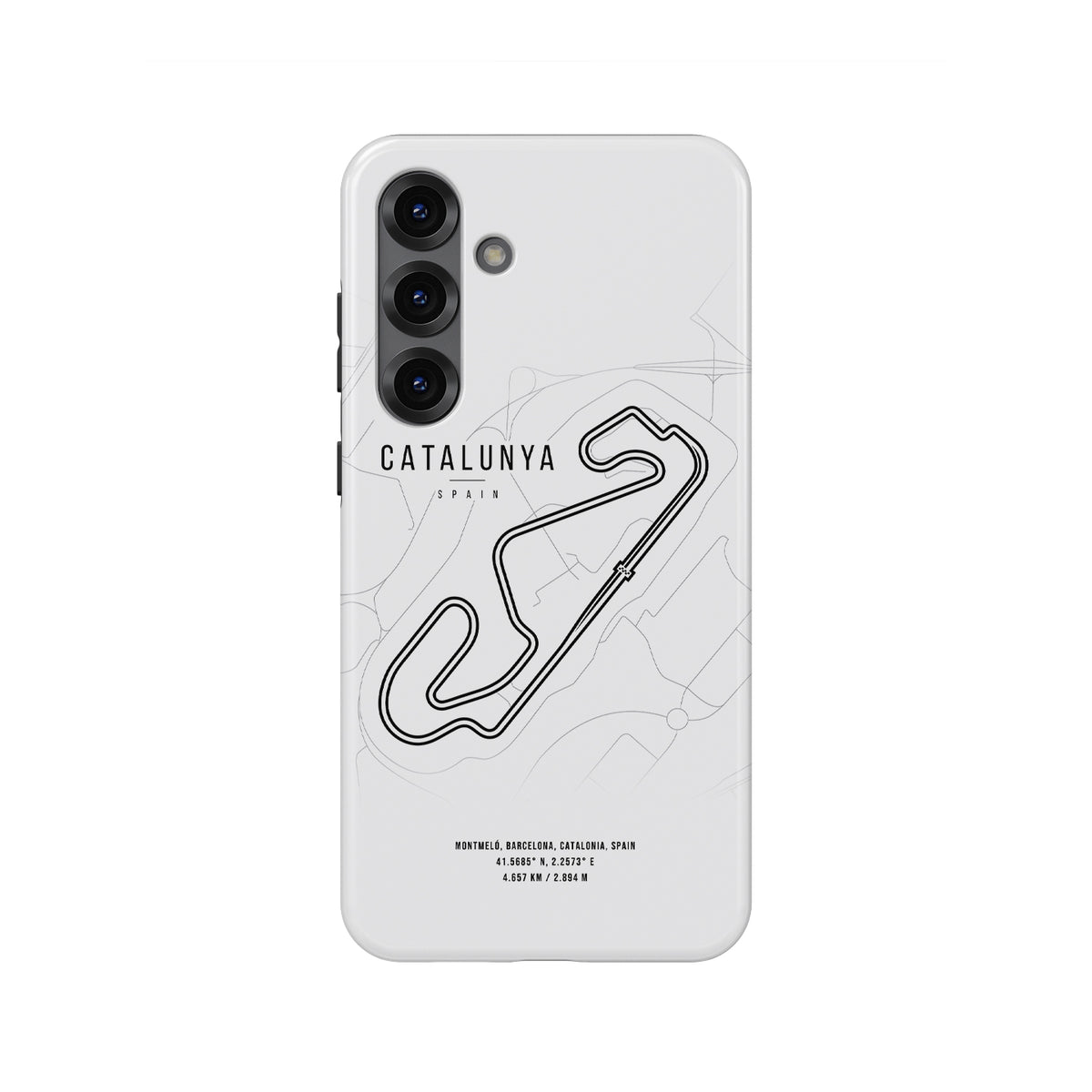 Tough Samsung Case Featuring Circuit de Barcelona-Catalunya