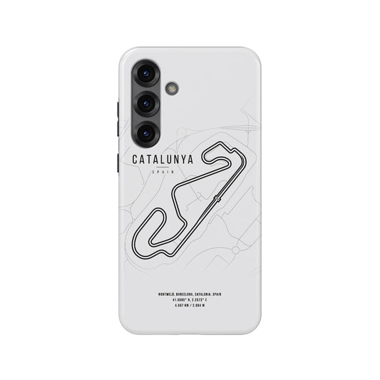 Tough Samsung Case Featuring Circuit de Barcelona-Catalunya