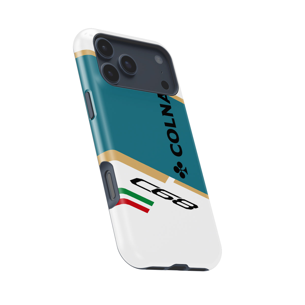 Colnago C68 HRWP Livery Phone Case: Cycling Precision & Protection cycling iPhone case view 7