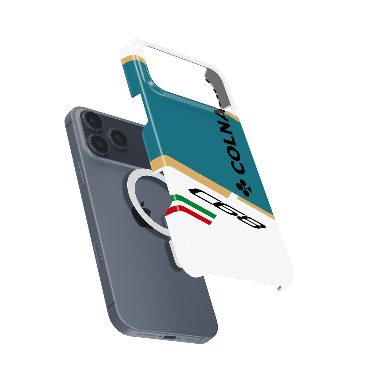 Colnago C68 HRWP Livery Phone Case: Cycling Precision & Protection cycling iPhone case view 5