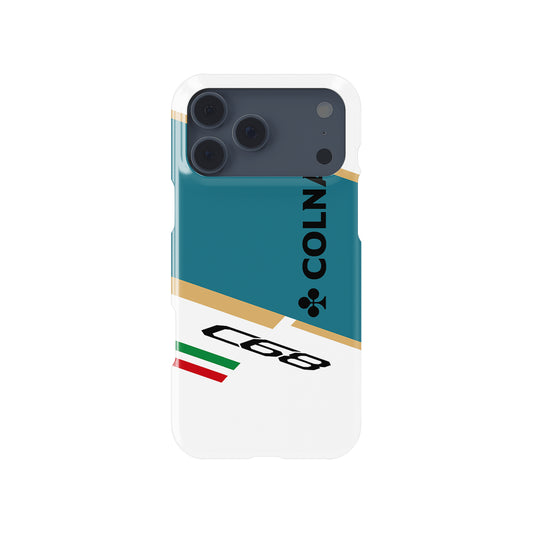 Colnago C68 HRWP Livery Phone Case: Cycling Precision & Protection cycling iPhone case view 1
