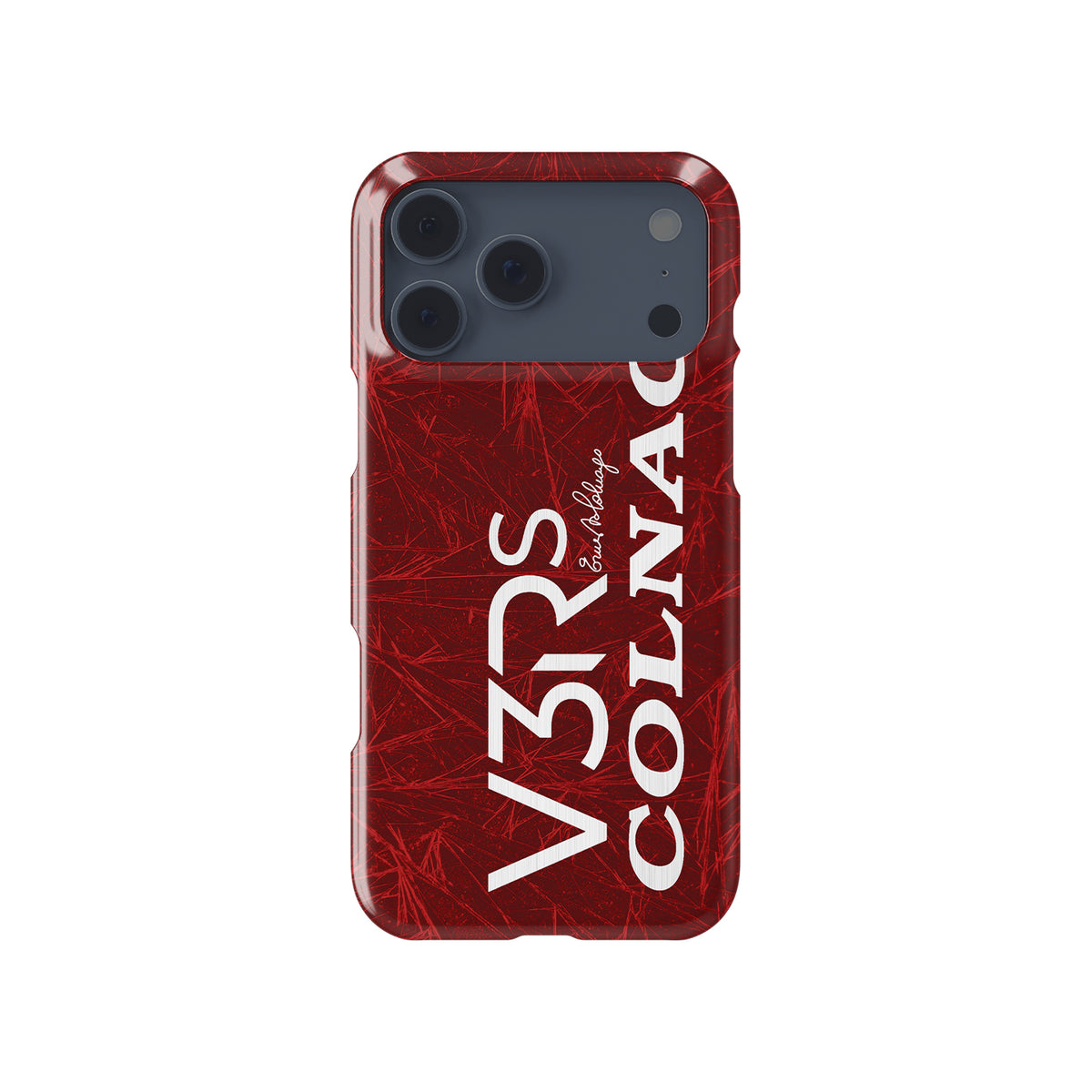 Colnago V3RS Disc Frozen Red Livery Phone Case by DIZZY