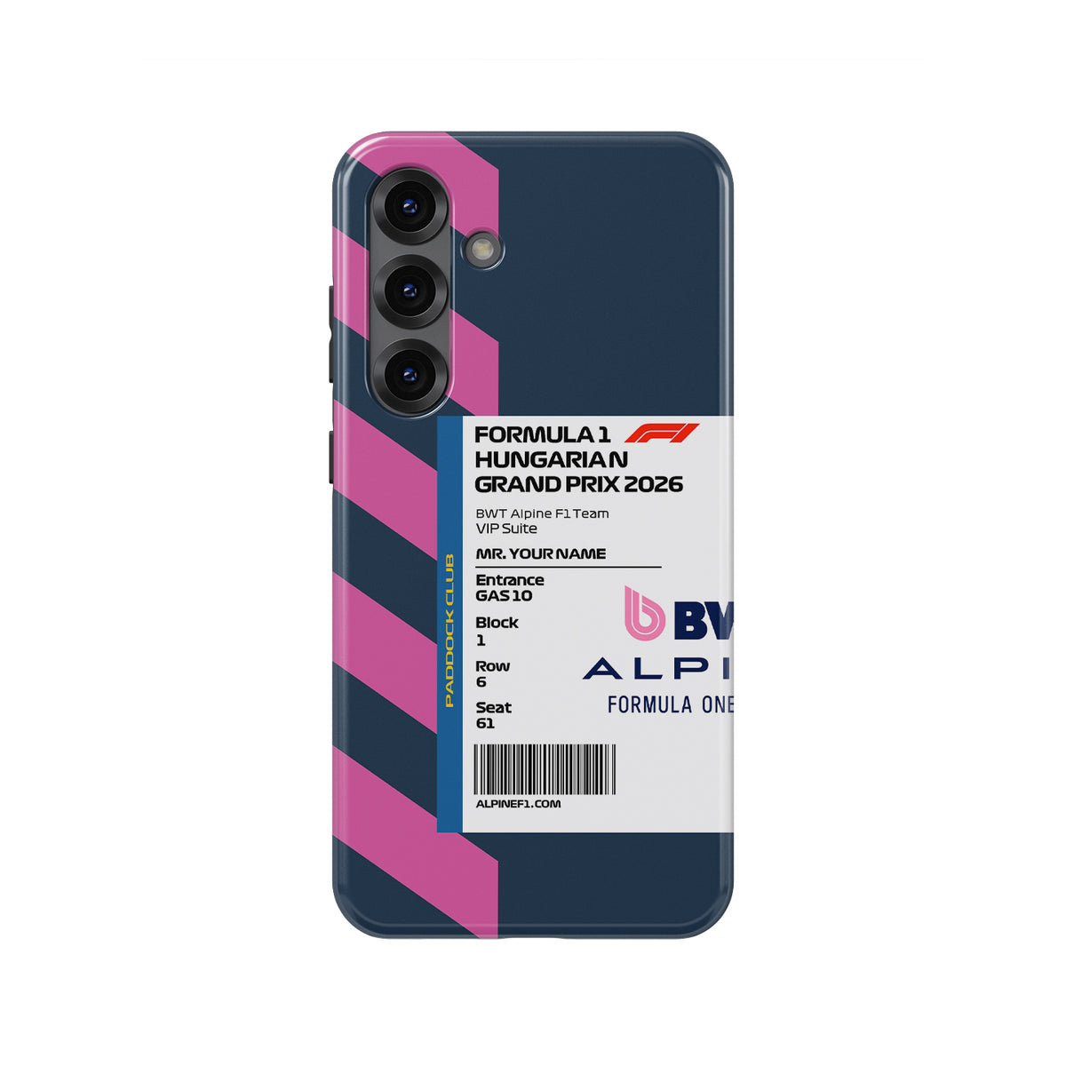 Custom Alpine VIP Pass Samsung Galaxy Case