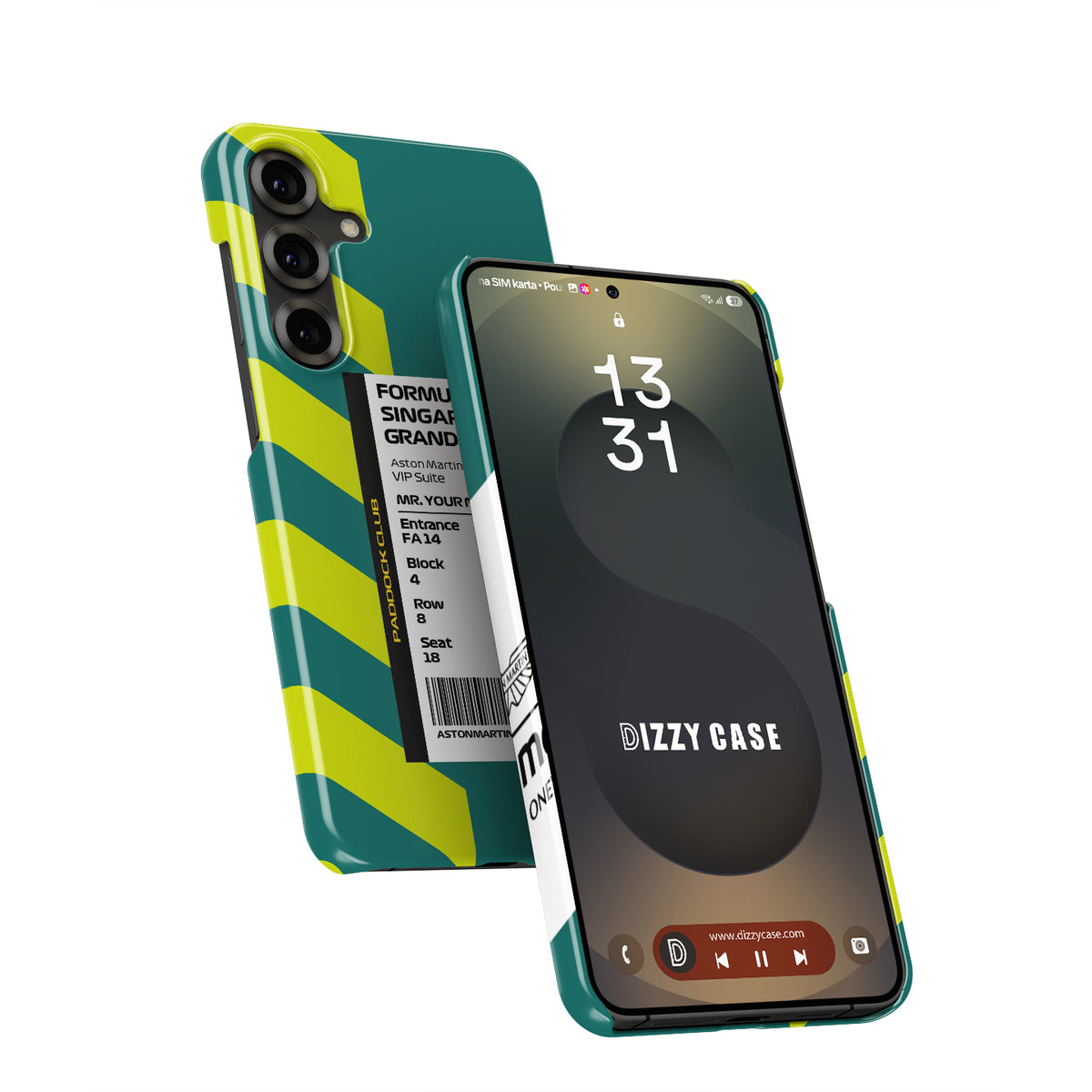 Custom Aston Martin VIP Pass Samsung Galaxy Case