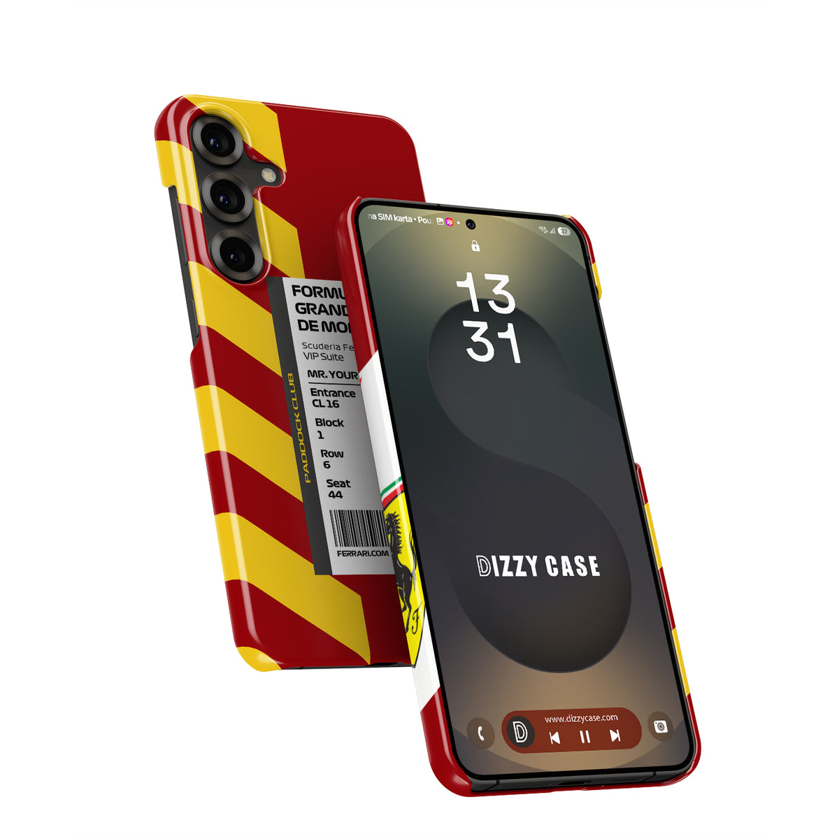 Custom Ferrari VIP Pass Samsung Galaxy Case