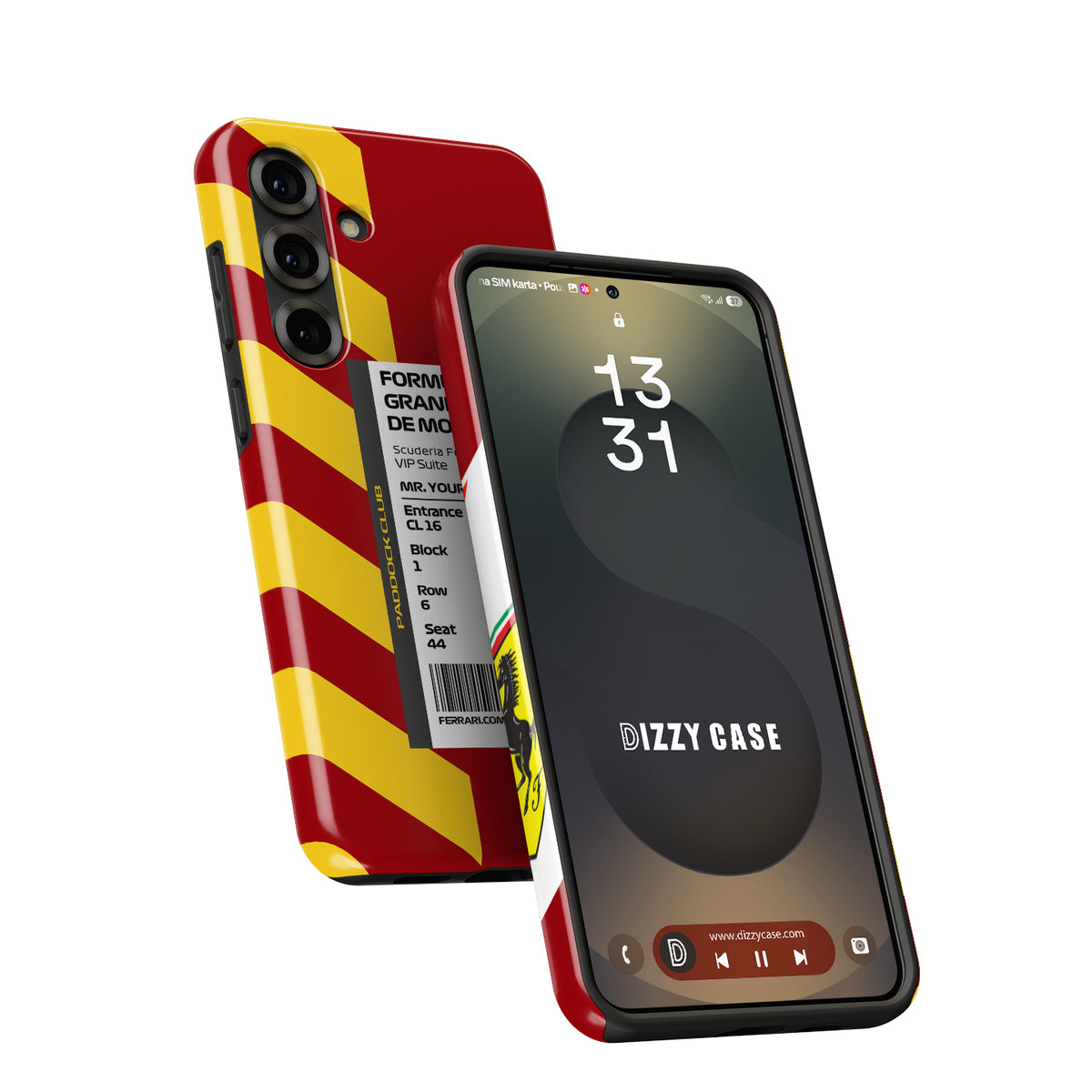 Custom Ferrari VIP Pass Samsung Galaxy Case