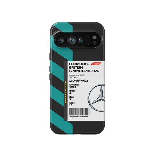 Custom Mercedes VIP Ticket Case - Pixel, Huawei, OnePlus
