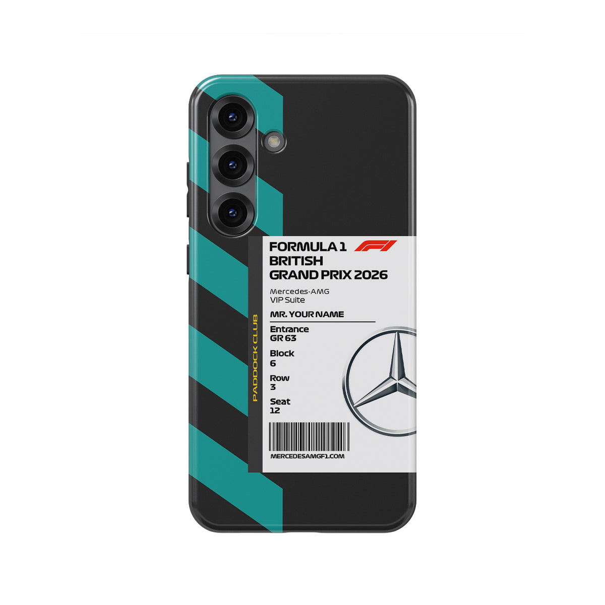 Custom Mercedes VIP Pass Samsung Galaxy Case