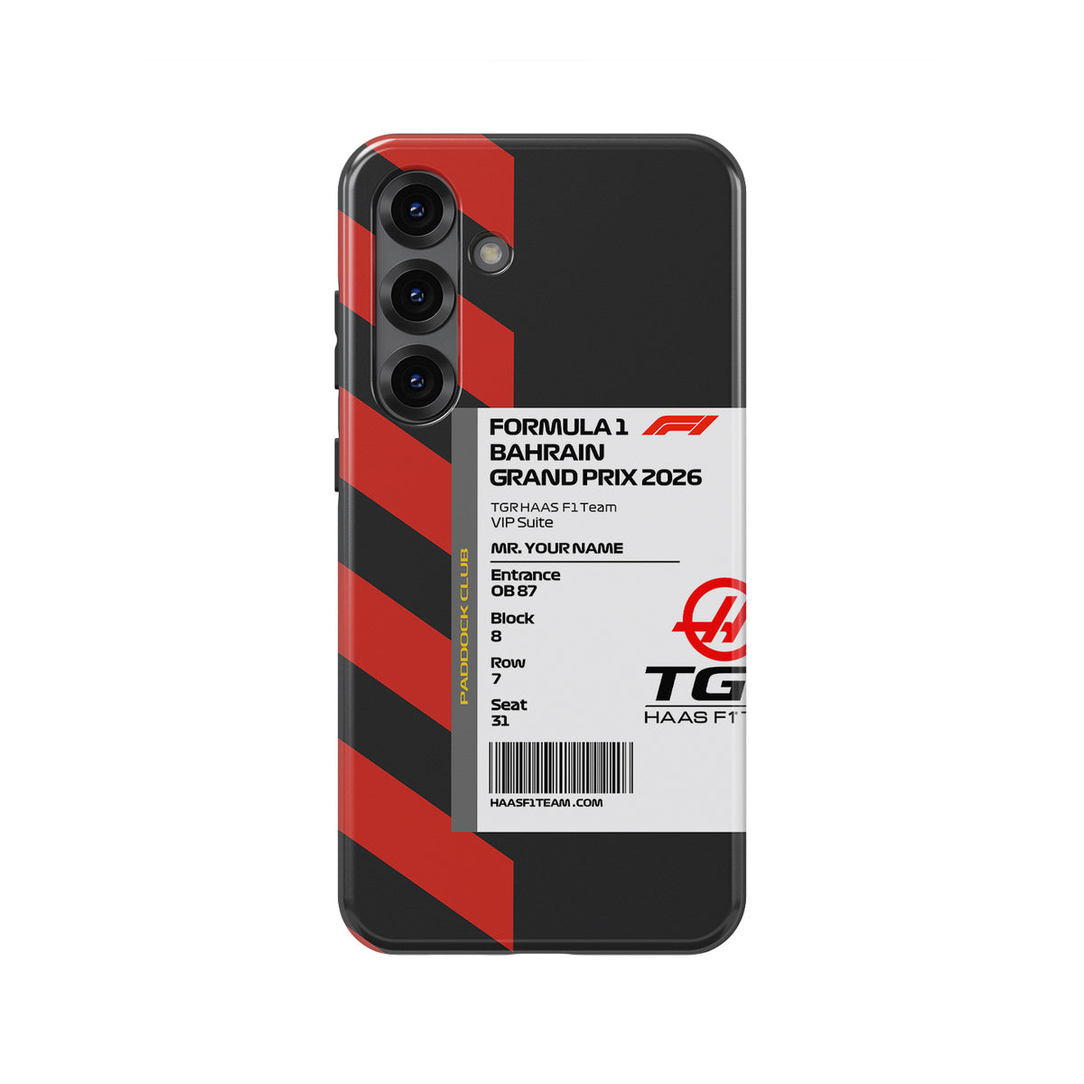 Custom TGR Haas VIP Pass Samsung Galaxy Case