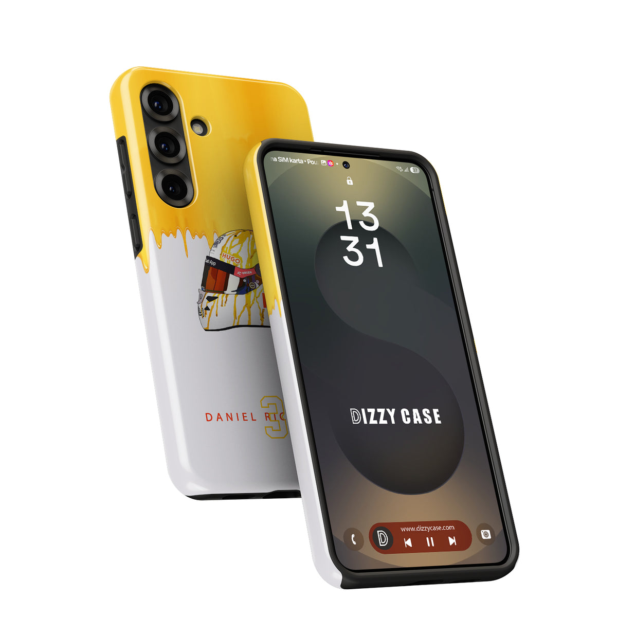 Daniel Ricciardo 2024 Canadian GP Maple Dan Helmet Phone Case – For Samsung Galaxy