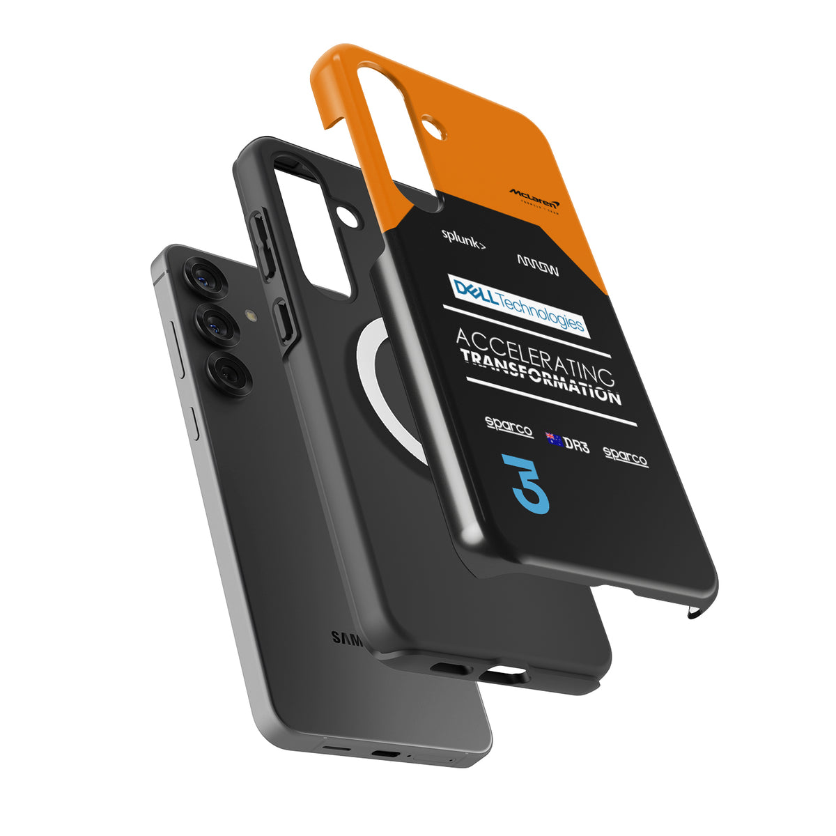 Daniel Ricciardo McLaren Livery Samsung Case - Snap & Tough