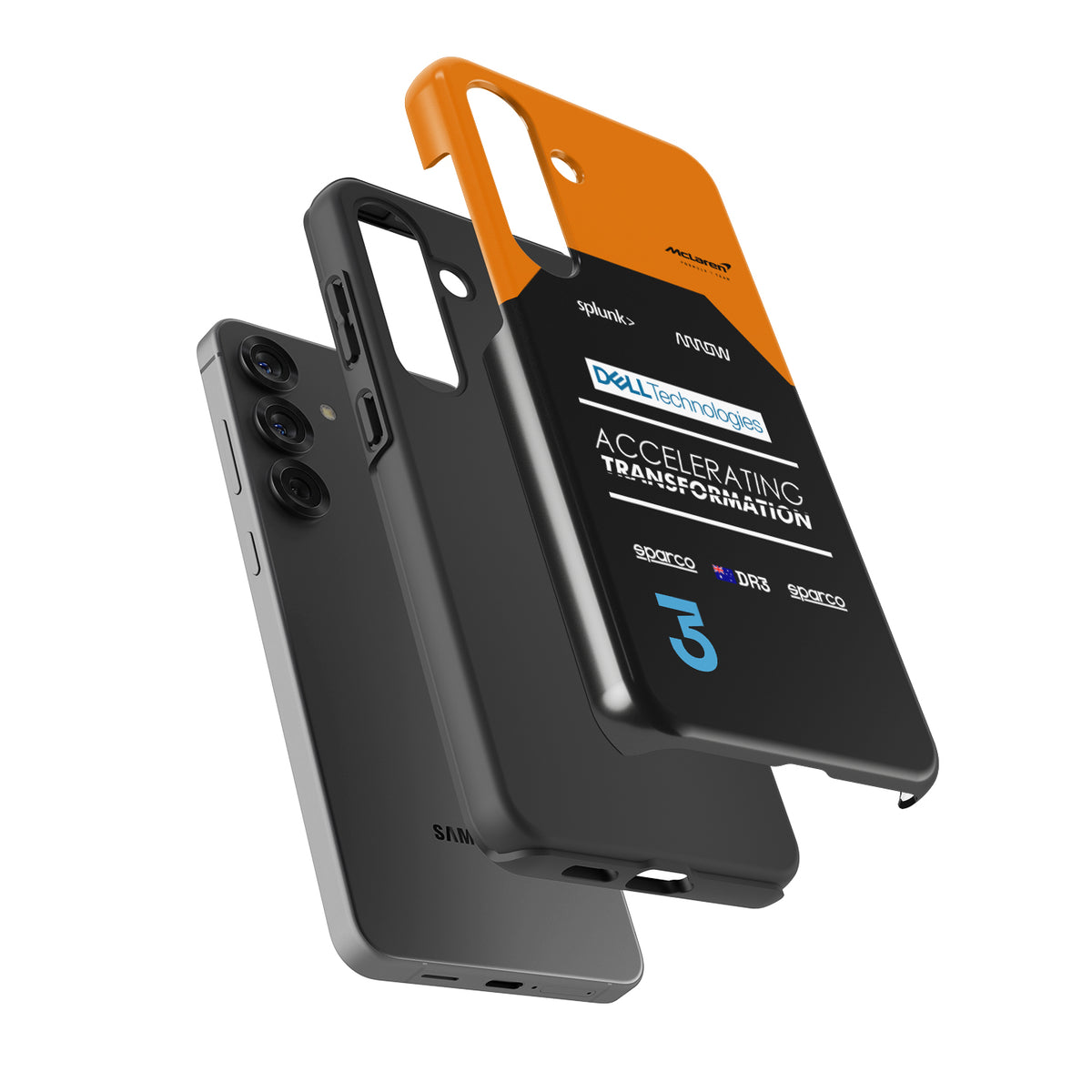 Daniel Ricciardo McLaren Livery Samsung Case - Snap & Tough