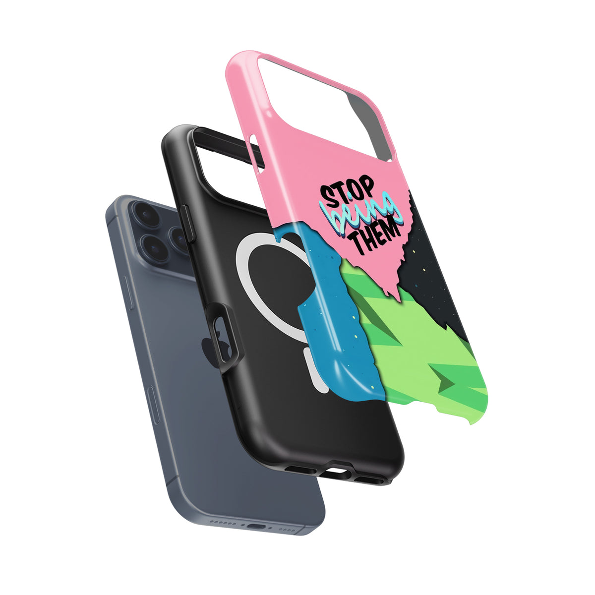 Daniel Ricciardo "Stop Being Them" Phone Case for Google, OnePlus, Xiaomi, Huawei