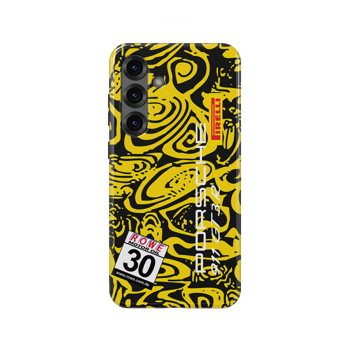 Dinamic Motorsport Porsche 911 GT3R Phone Case: Bold Camouflage & Protection