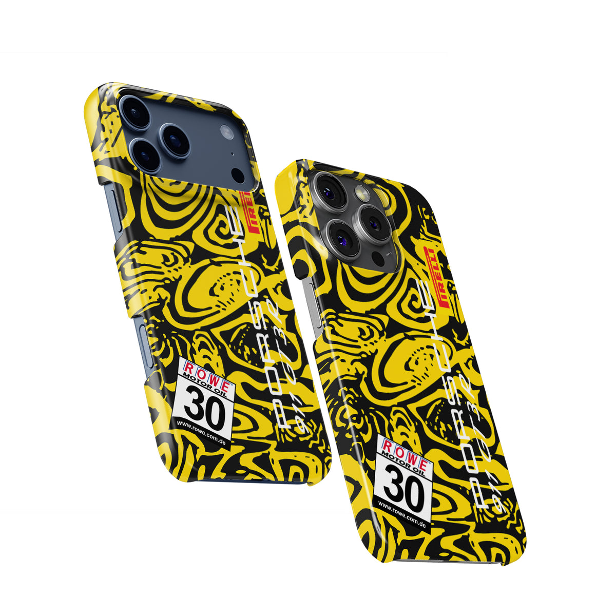Dinamic Motorsport Porsche 911 GT3R Phone Case: Bold Camouflage Design