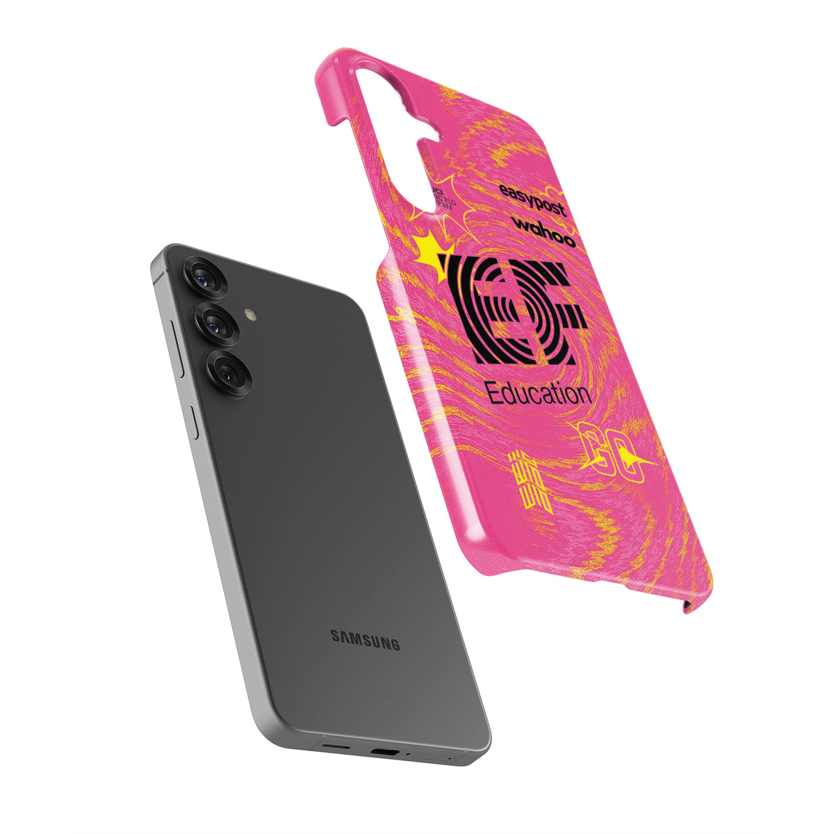 EF Education 2024 Team Jersey Phone Case – Samsung Edition (Pink Swirl)