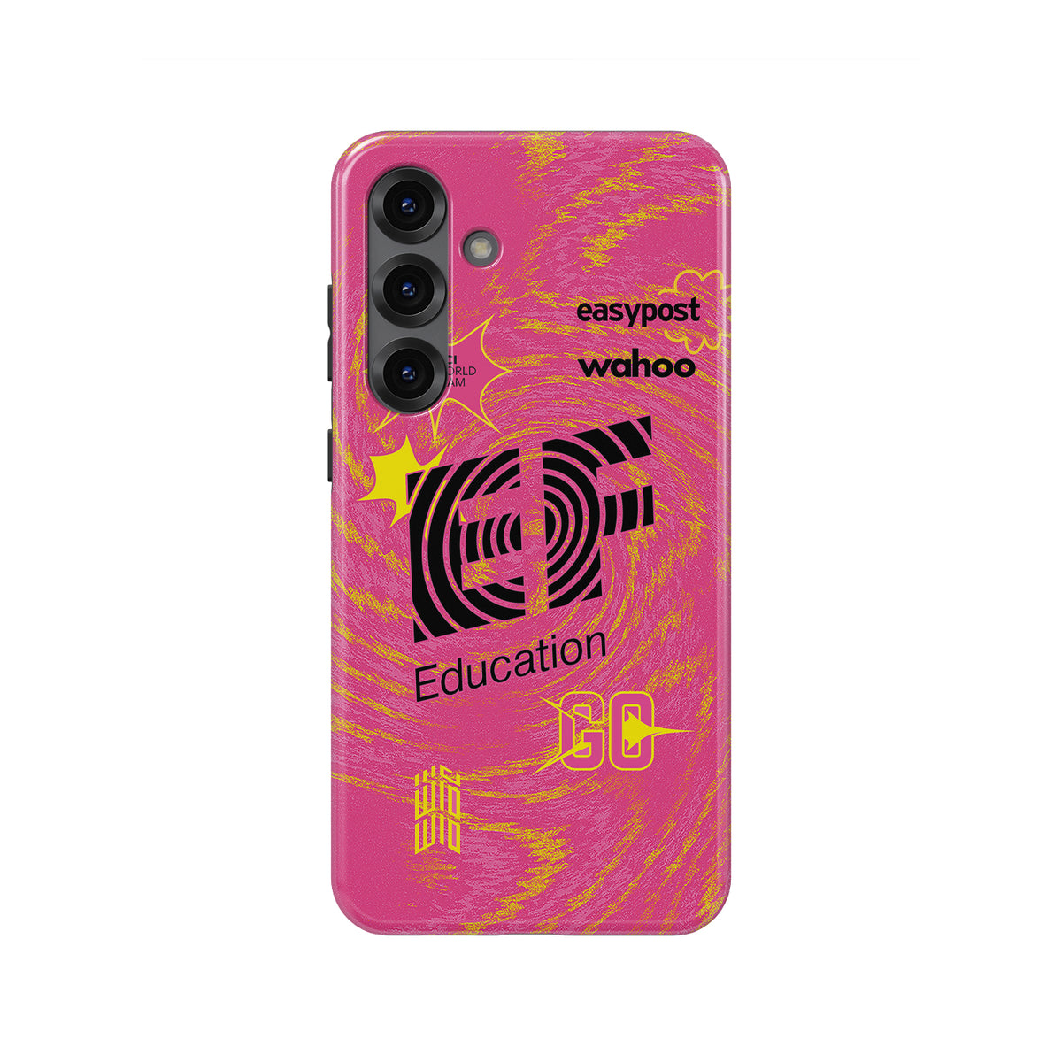 EF Education 2024 Team Jersey Phone Case – Samsung Edition (Pink Swirl)