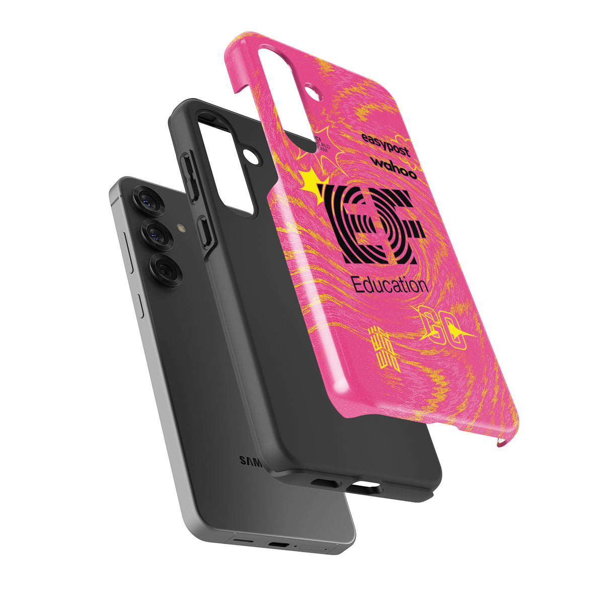 EF Education 2024 Team Jersey Phone Case – Samsung Edition (Pink Swirl)