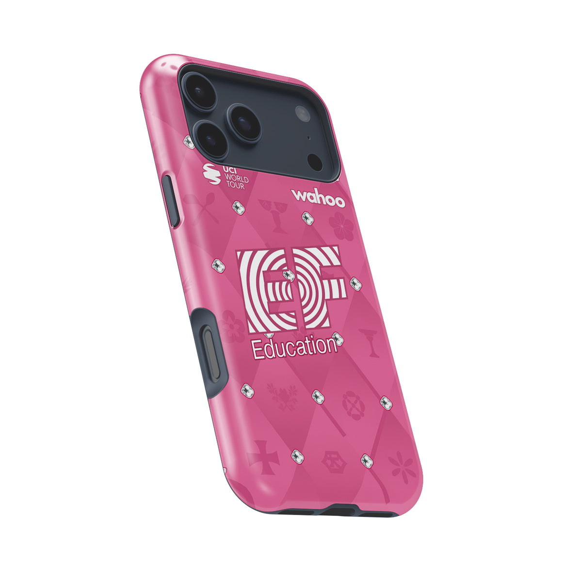 EF Education 2025 Team Jersey Phone Case – Tour de France Pink Design cycling iPhone case view 8