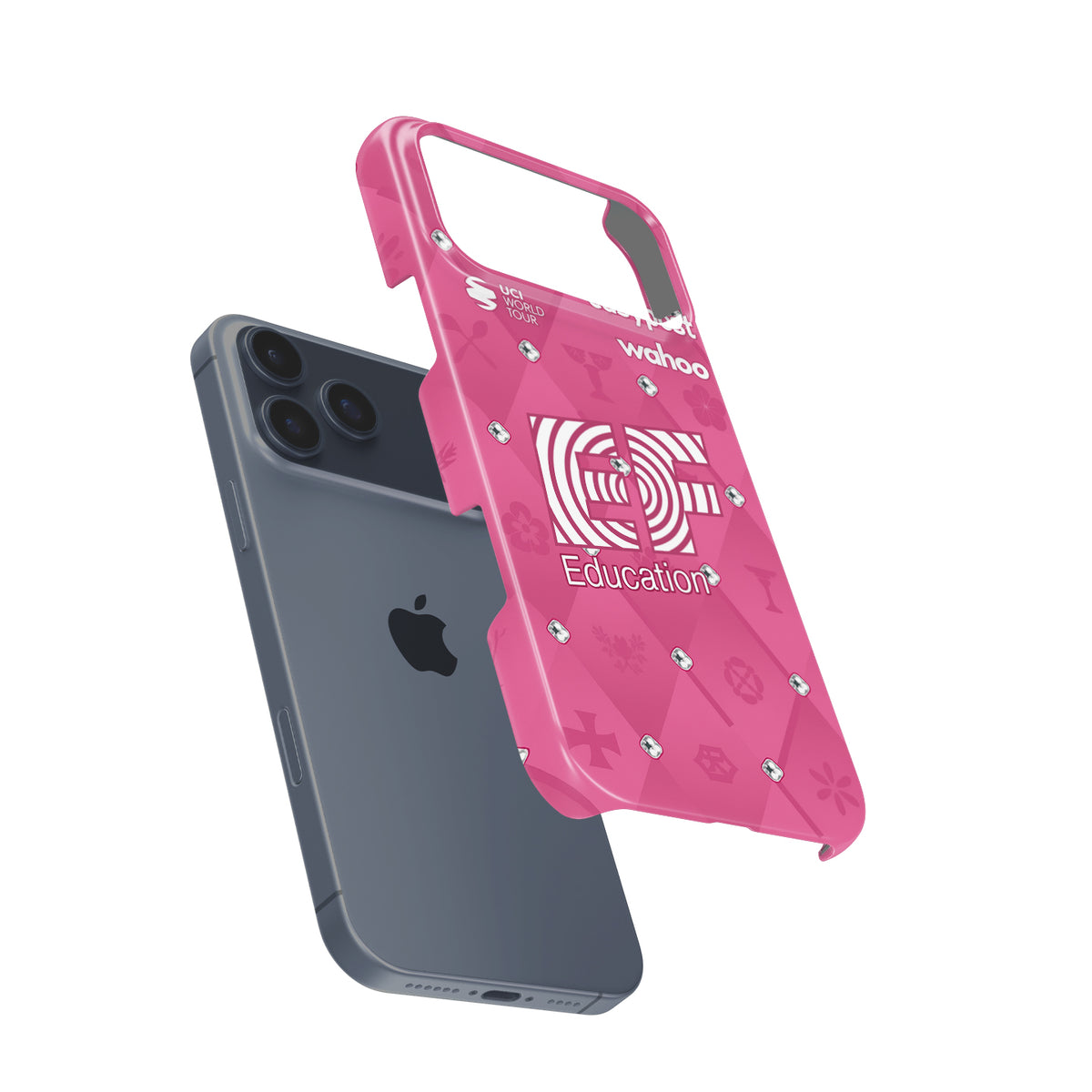 EF Education 2025 Team Jersey Phone Case – Tour de France Pink Design cycling iPhone case view 3