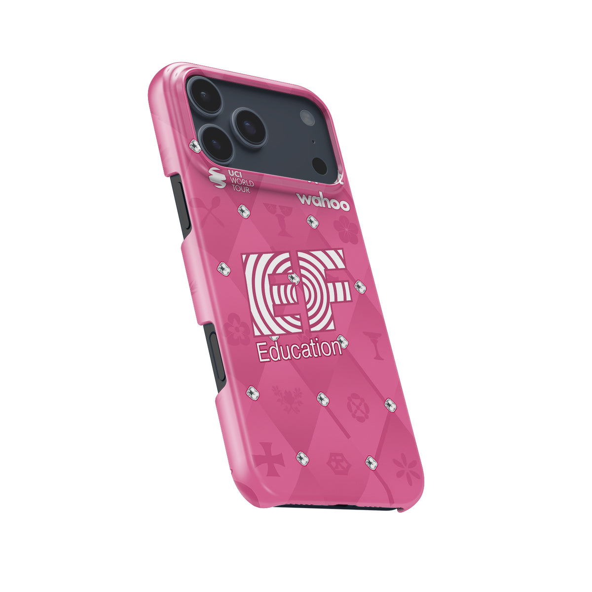EF Education 2025 Team Jersey Phone Case – Tour de France Pink Design cycling iPhone case view 5