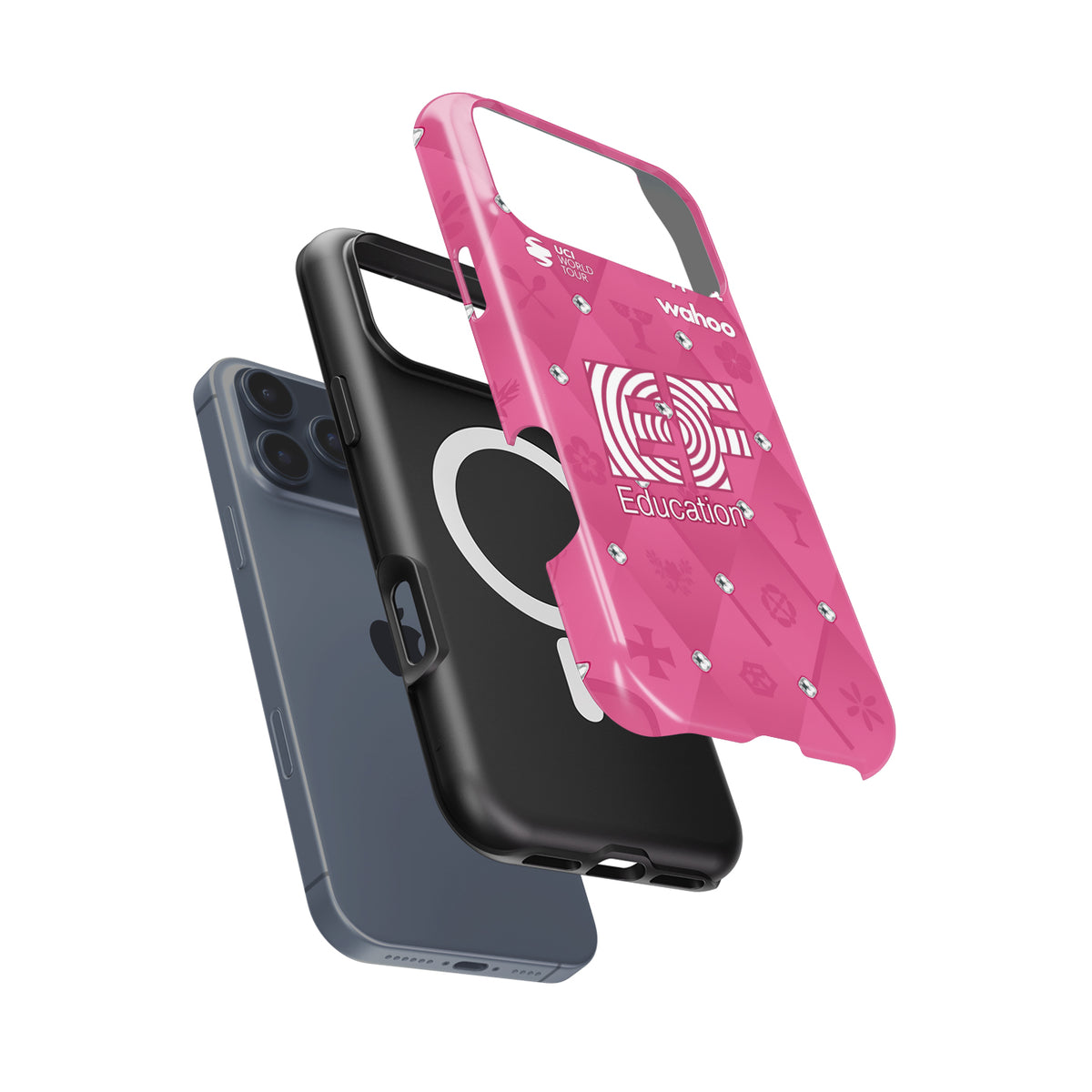 EF Education 2025 Team Jersey Phone Case – Tour de France Pink Design cycling iPhone case view 7