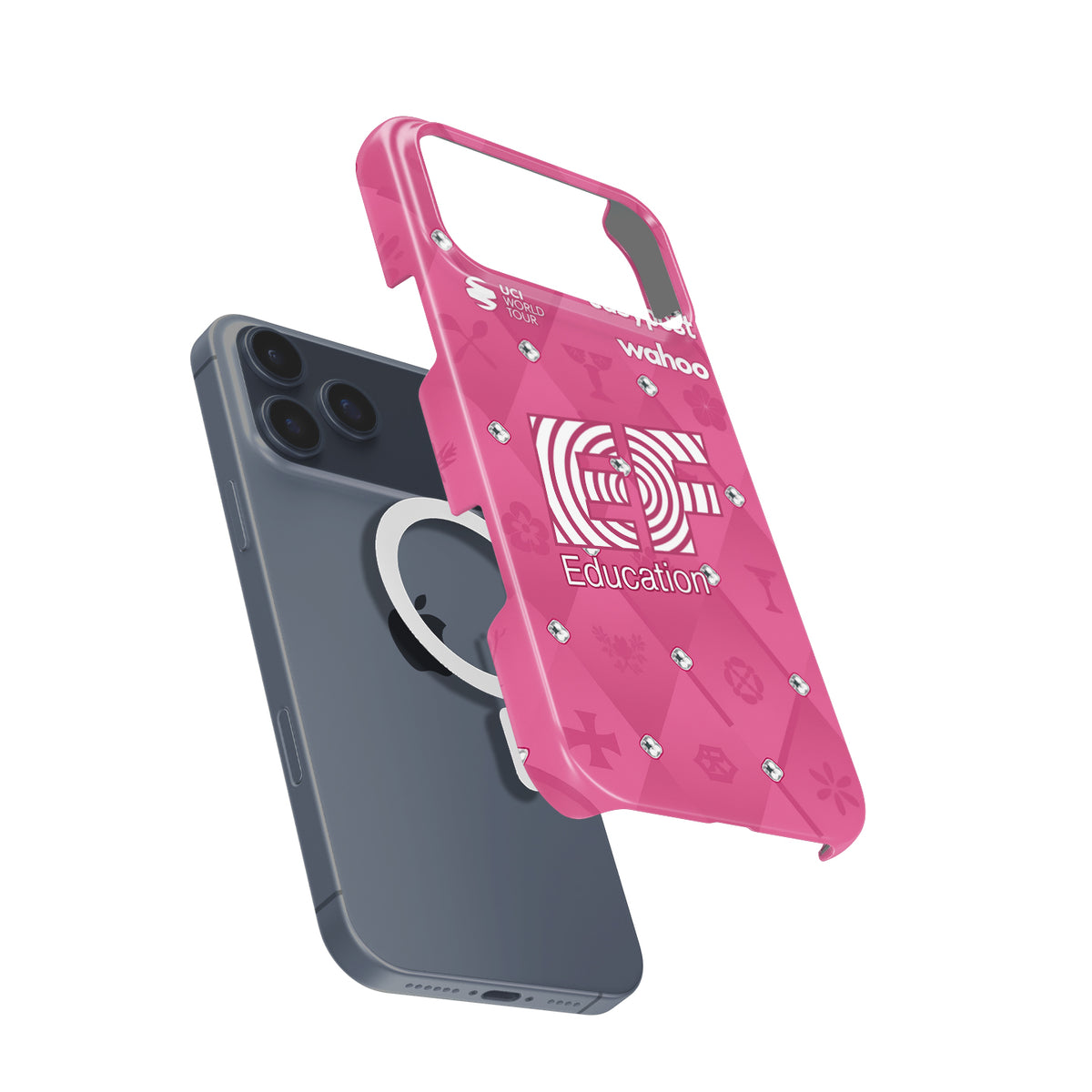 EF Education 2025 Team Jersey Phone Case – Tour de France Pink Design cycling iPhone case view 4