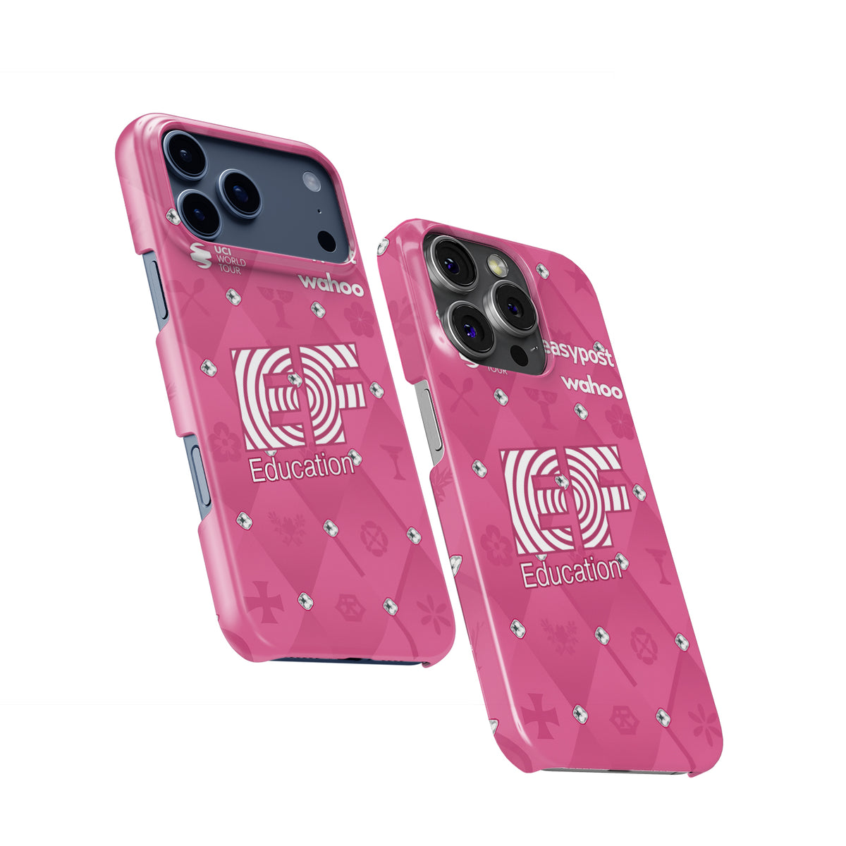 EF Education 2025 Team Jersey Phone Case – Tour de France Pink Design cycling iPhone case view 2