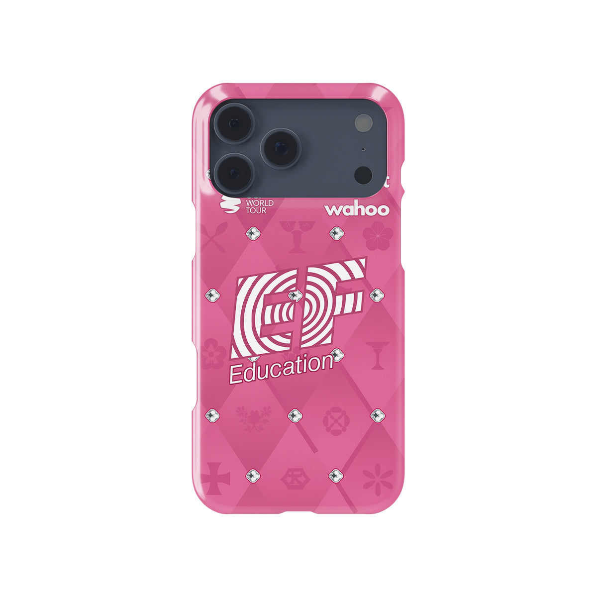 EF Education 2025 Team Jersey Phone Case – Tour de France Pink Design cycling iPhone case view 1