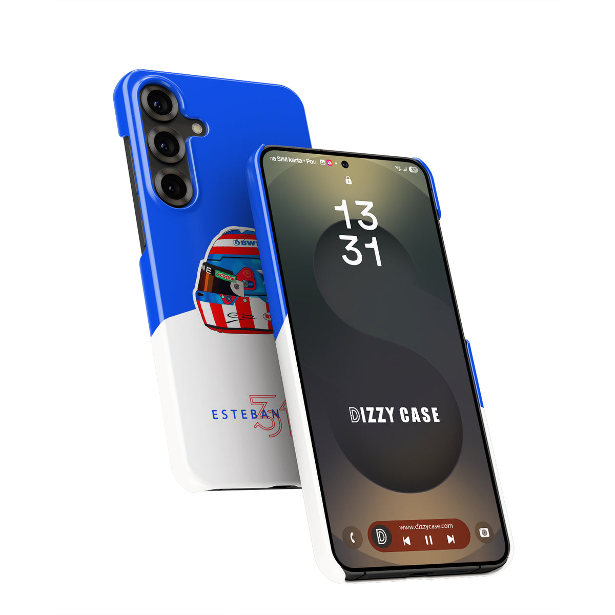 Esteban Ocon Las Vegas 2024 F1 Helmet Case – Samsung Compatibility