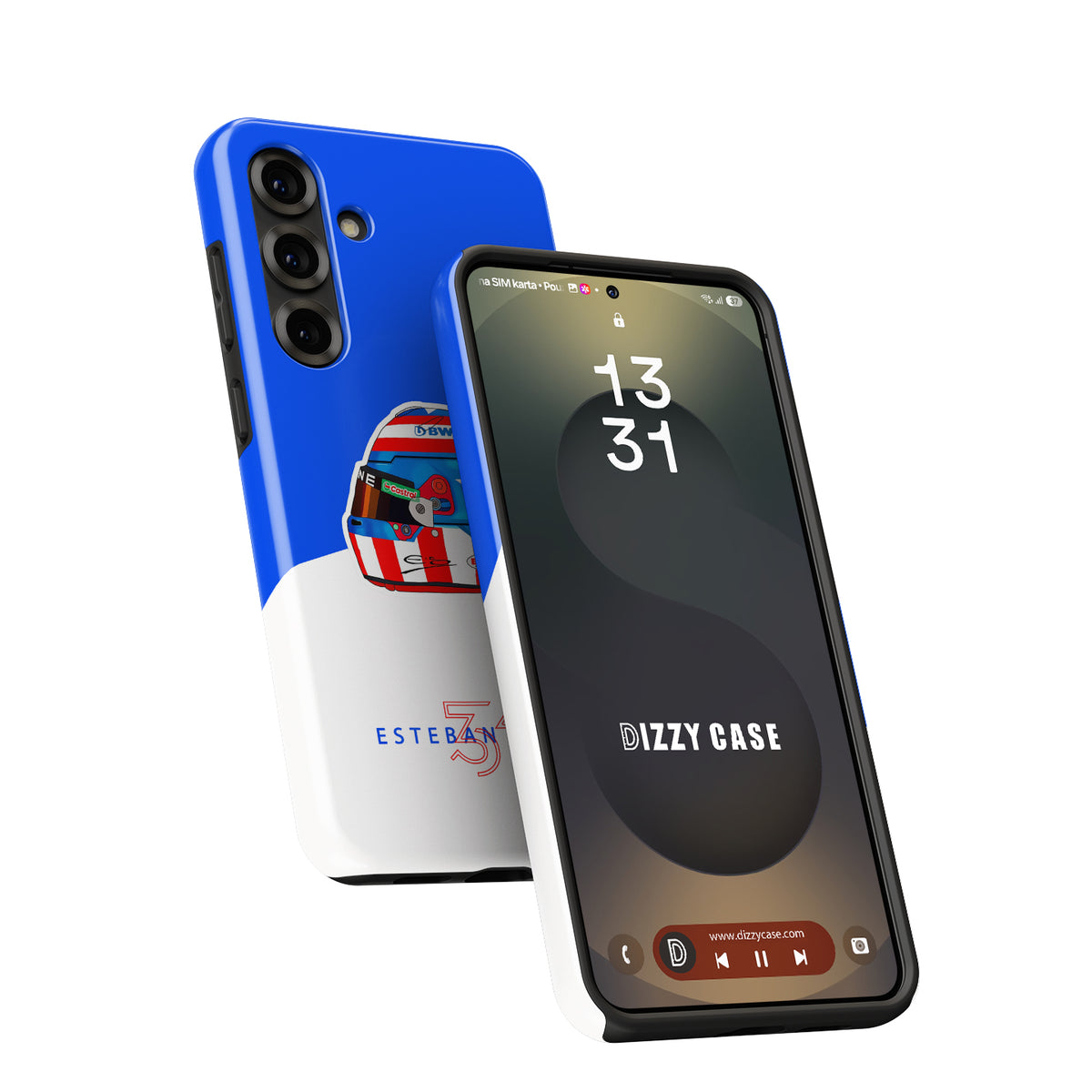 Esteban Ocon Las Vegas 2024 F1 Helmet Case – Samsung Compatibility