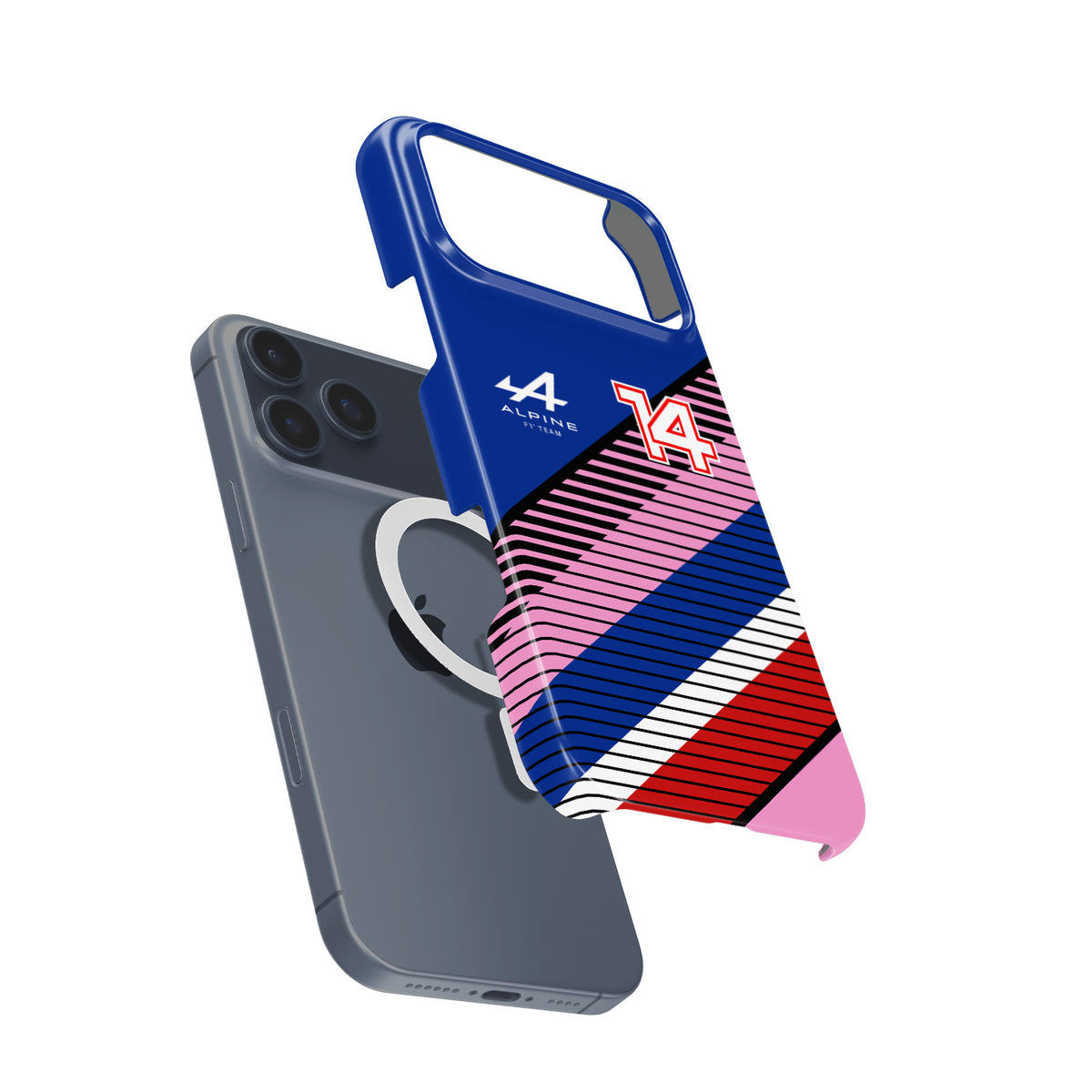 F1 2022 BWT Alpine Fernando Alonso Formula 1 racing iPhone case view 4