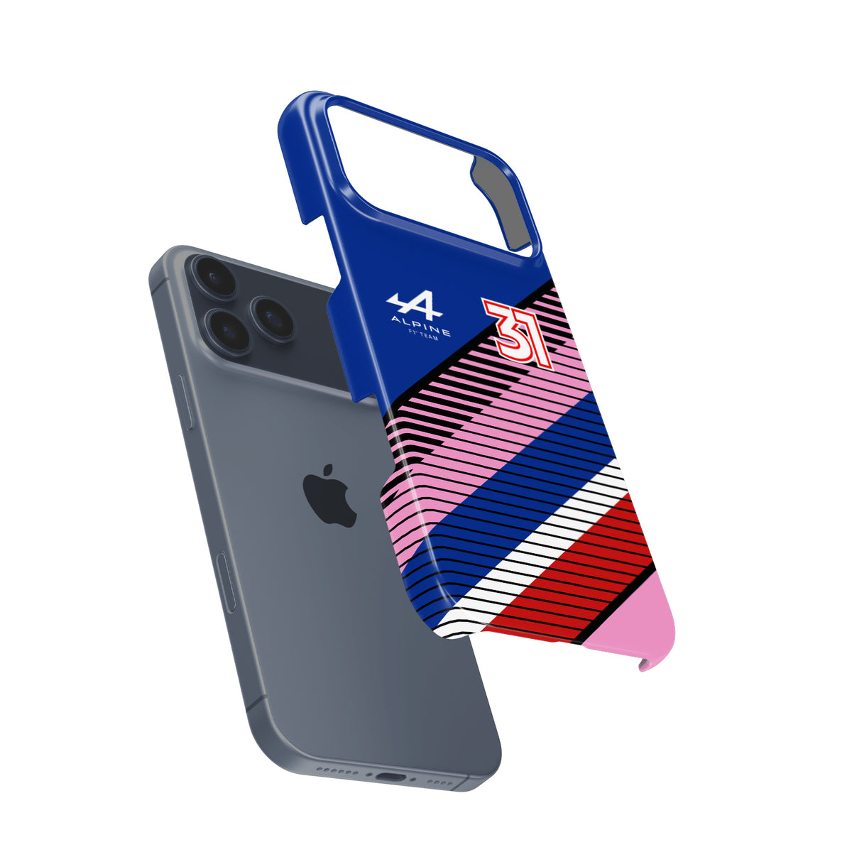 F1 2022 Esteban Ocon Alpine Formula 1 racing iPhone case view 3