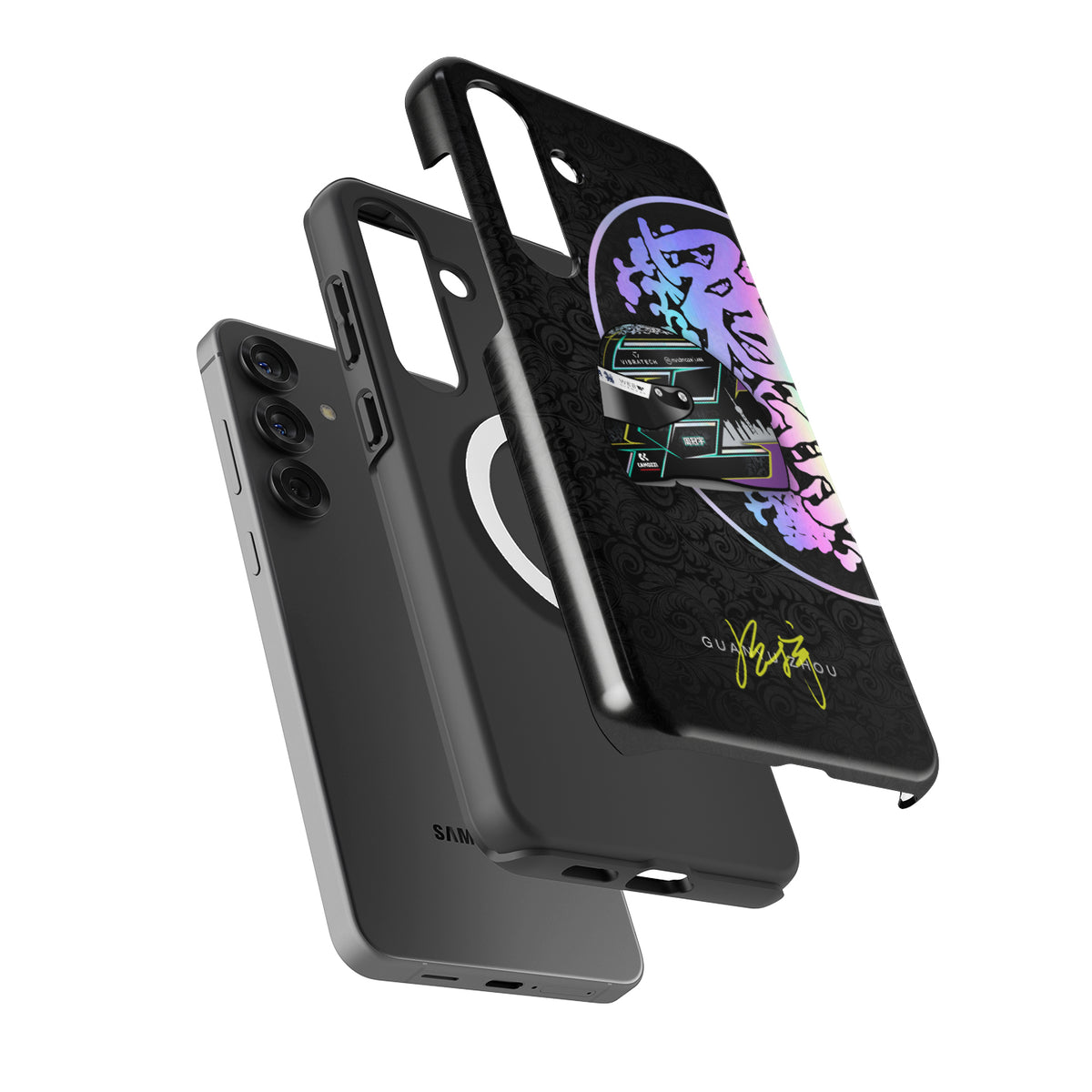F1 2024 Iconic Zhou Helmet Design Samsung Galaxy Case