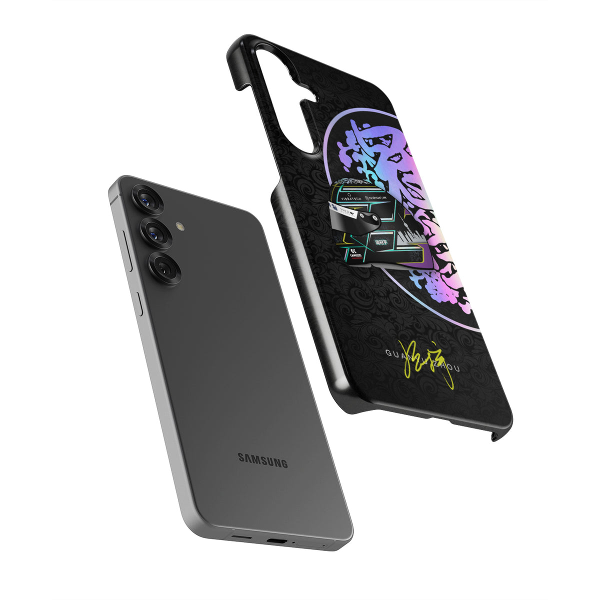 F1 2024 Iconic Zhou Helmet Design Samsung Galaxy Case