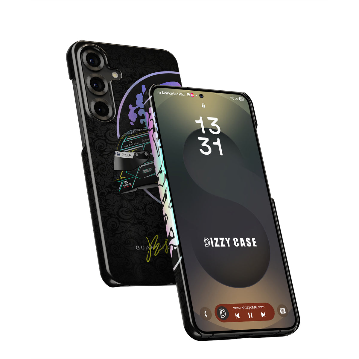 F1 2024 Iconic Zhou Helmet Design Samsung Galaxy Case