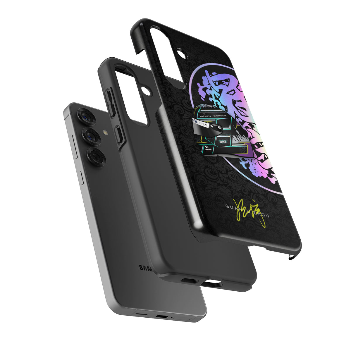 F1 2024 Iconic Zhou Helmet Design Samsung Galaxy Case