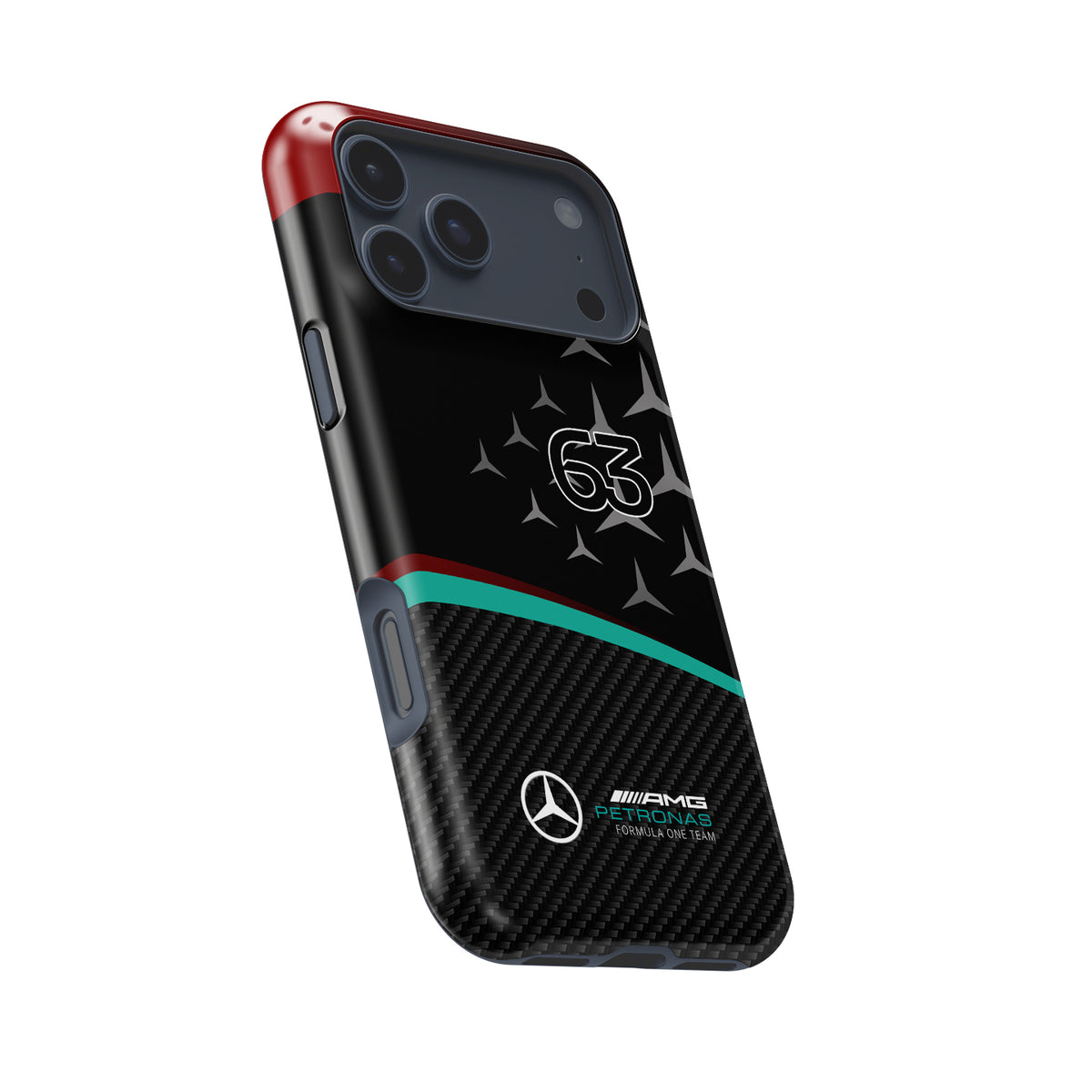 Mercedes W15 George Russell : F1 Style & Protection Formula 1 racing iPhone case view 8