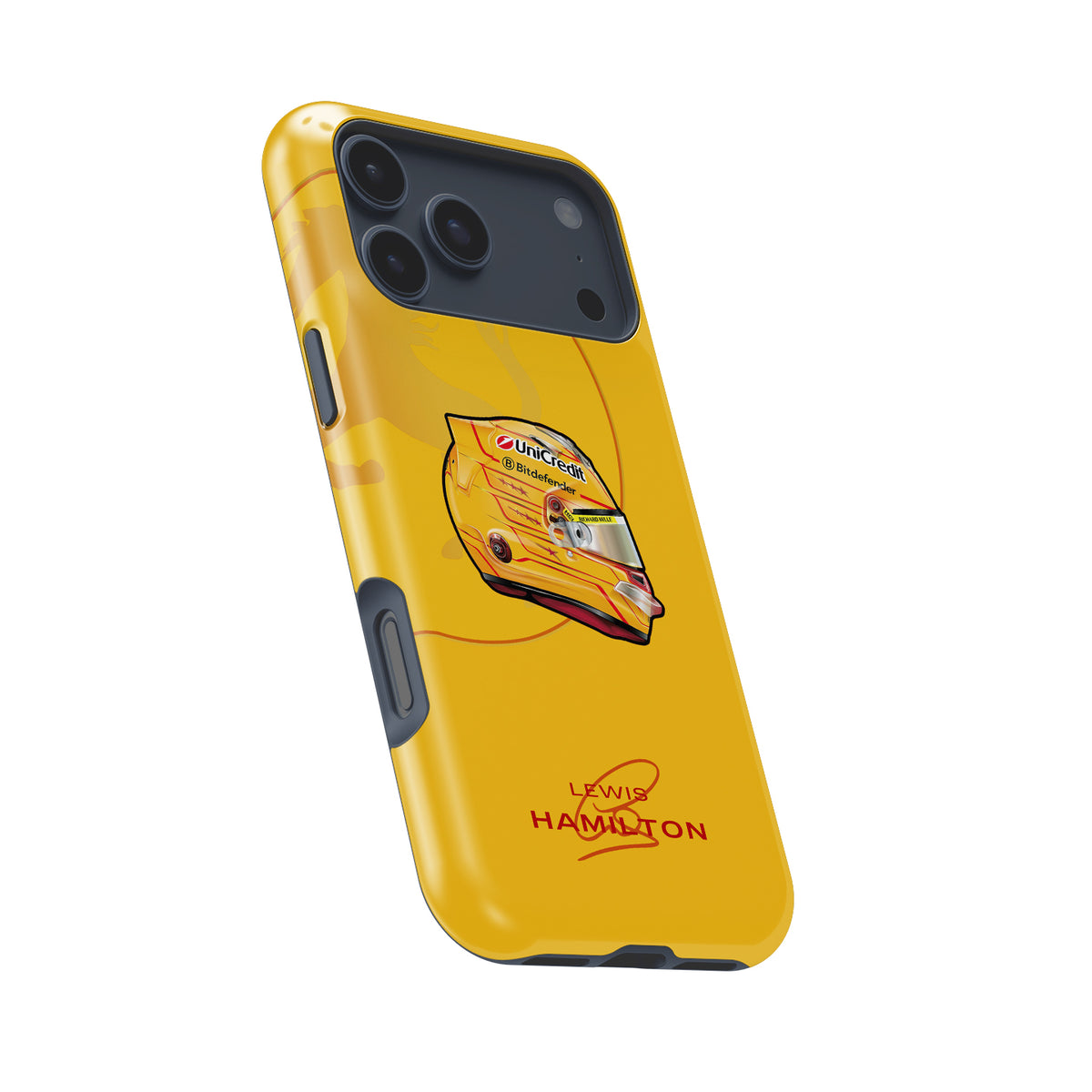 Lewis Hamilton 2025 F1 Helmet Livery – LH44 Edition Formula 1 racing iPhone case view 8