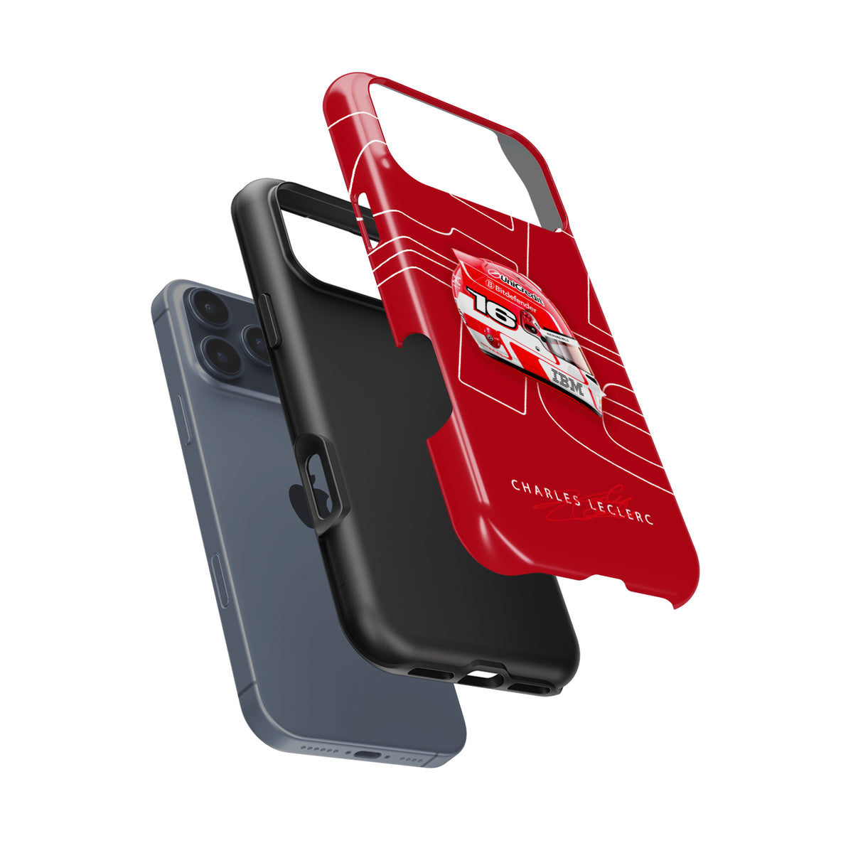 Charles Leclerc 2025 Helmet Phone Case – Pixel & Multi-Device