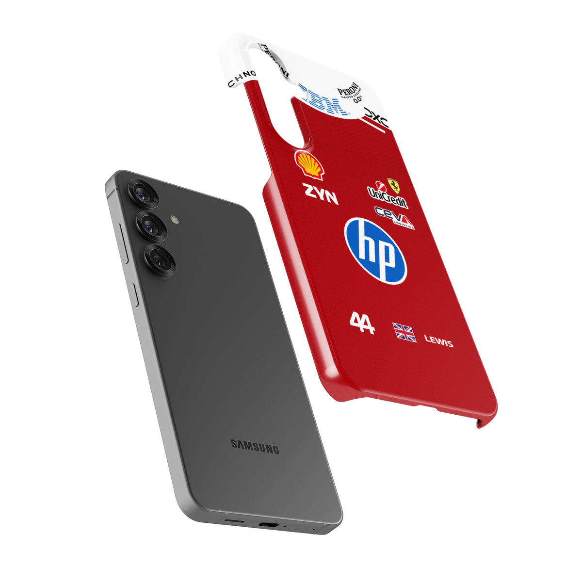 Lewis Hamilton 2026 Red Driver Suit Livery - Samsung Galaxy Case