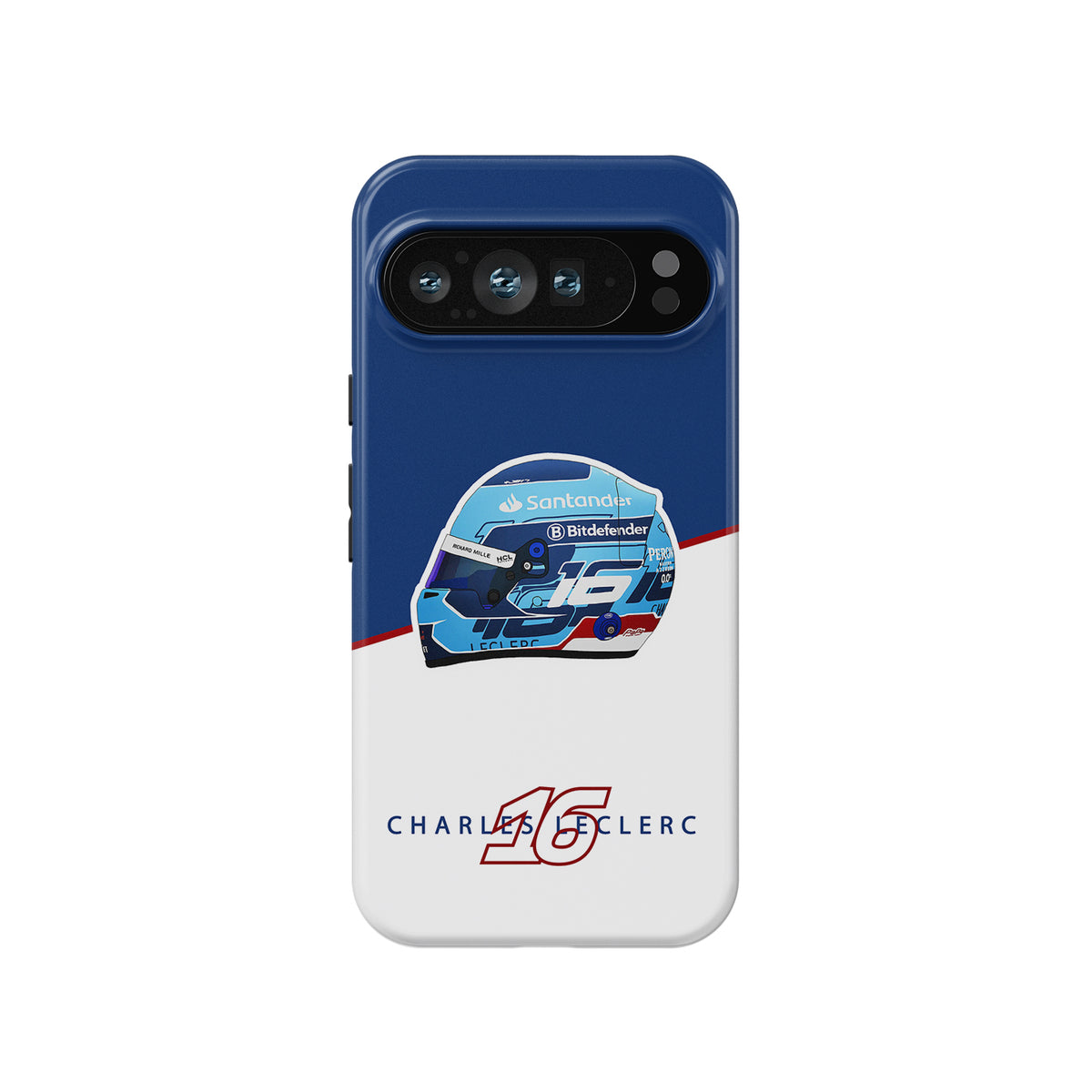 Charles Leclerc 2024 Miami GP Helmet Phone Case for Google, OnePlus, Xiaomi, Huawei