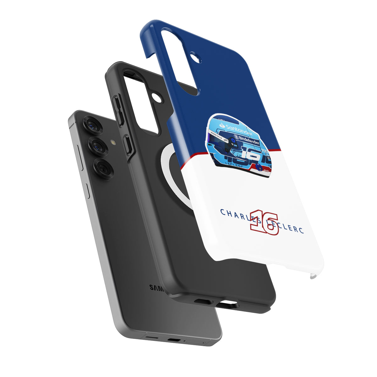 Charles Leclerc Miami Grand Prix 2024 Helmet Samsung Phone Case